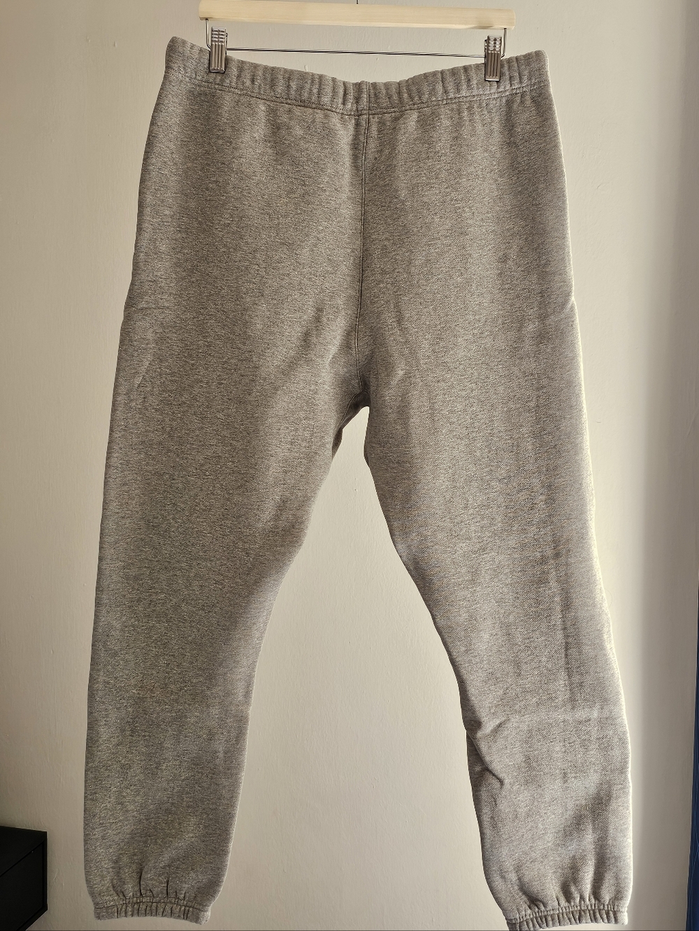 Essentials Light Gray Fleece Jogger Sweatpants - Picture 2 of 2